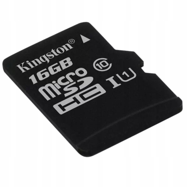 Karta pamięci Kingston 16GB microSD aparatu kamery