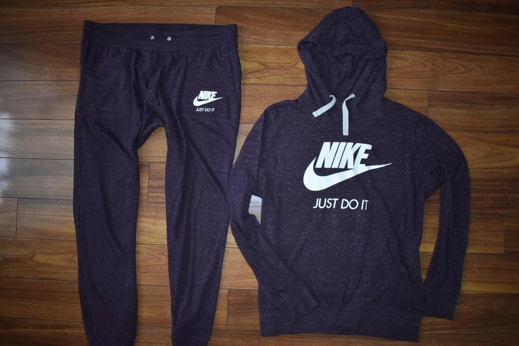 NIKE Just Do It Dres Kompletny Bluza Spodnie XL