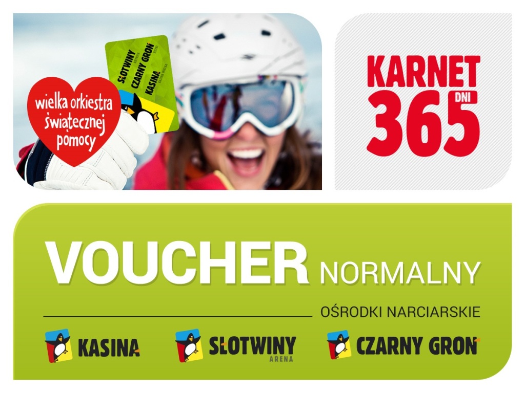 Imienny narciarski karnet 365dni od Kasina SKI