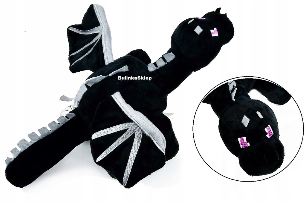Smok Kresu Endu Minecraft Plusz Ender Dragon 30cm