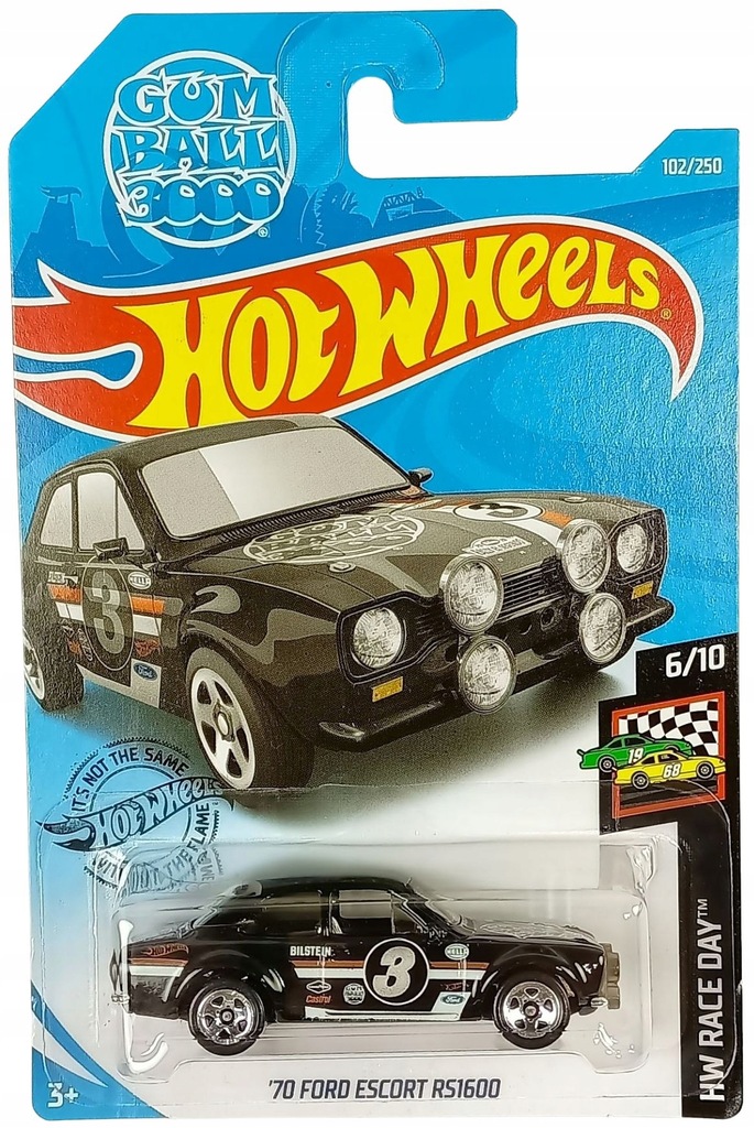 HOT WHEELS '70 FORD ESCORT RS1600 FYD79