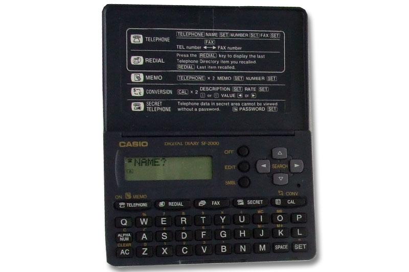 Organizer notes elektroniczny Casio SF-2000