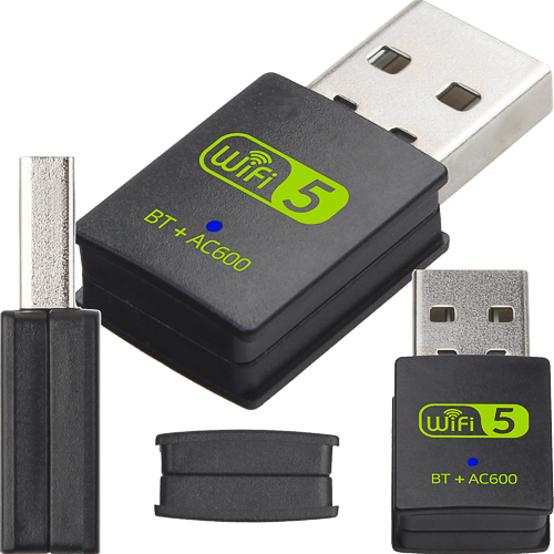 Karta sieciowa WiFi Z BLUETOOTH 4.2 ADAPTER 600mbps USB 5GHz AC600