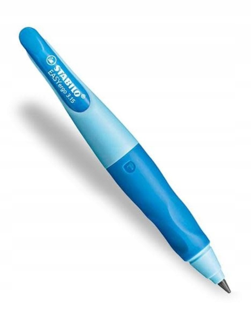 Ołówek dla leworęcznych STABILO + temperówka nieb