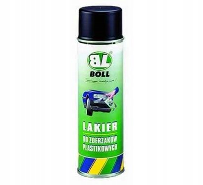 LAKIER DO ZDERZAKOW CZARNY SPRAY 500ML BOLL