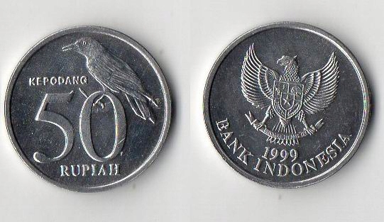 INDONEZJA 1999 50 RUPIAH