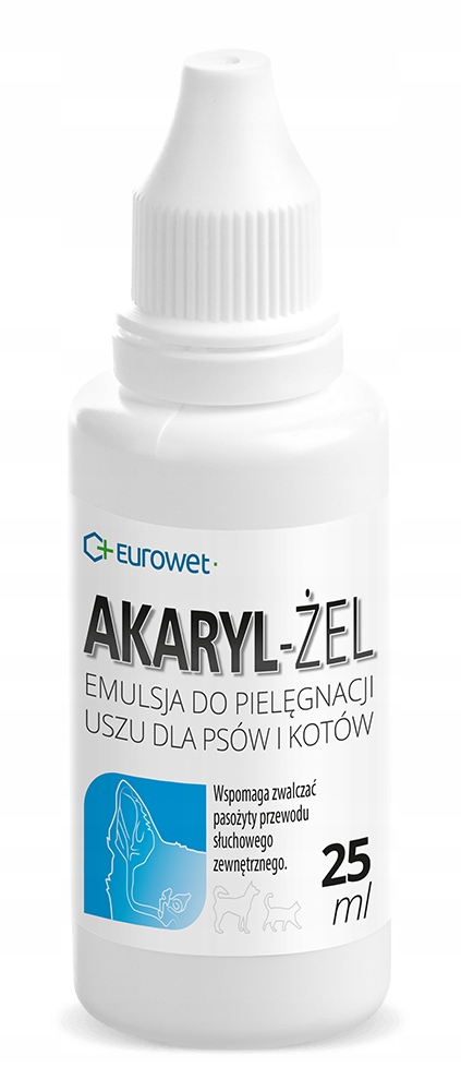 Akaryl żel do uszu 25ml Uszkodzone