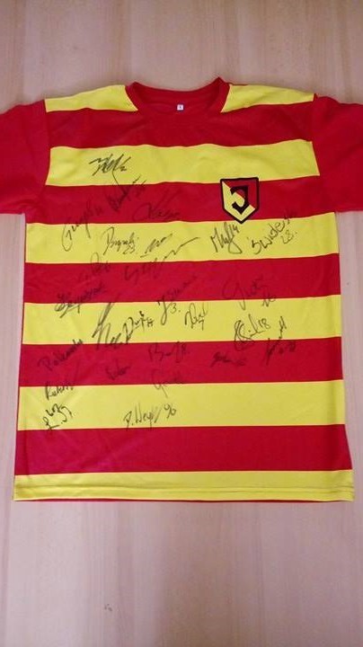 Koszulka Jagiellonia Białystok z autografami