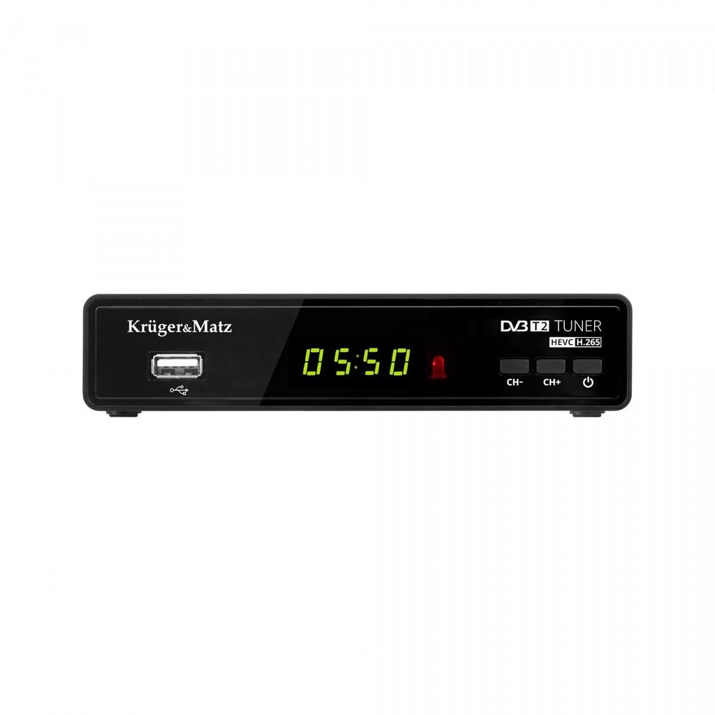 Tuner cyfrowy Kruger & Matz DVB-T2 H.265 HEVC