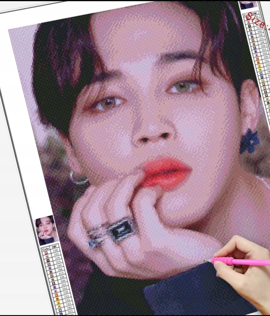 Diamond Painting JIMIN BTS diamenciki POLSKA 10080757934 oficjalne
