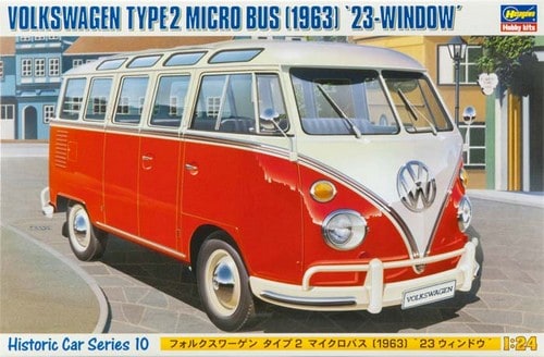 Hasegawa HC10 Volkswagen Micro Bus 23 Window 1/24