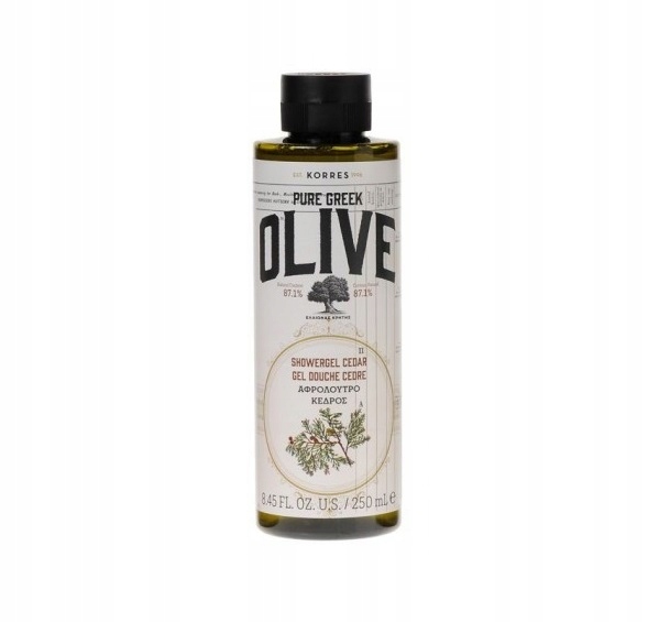 Korres żel pod prysznic Olive Cedar 250ml Pure Gre