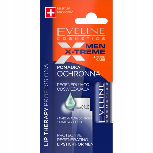 Eveline Lip Therapy Men X-Treme pomadka bezbarwna