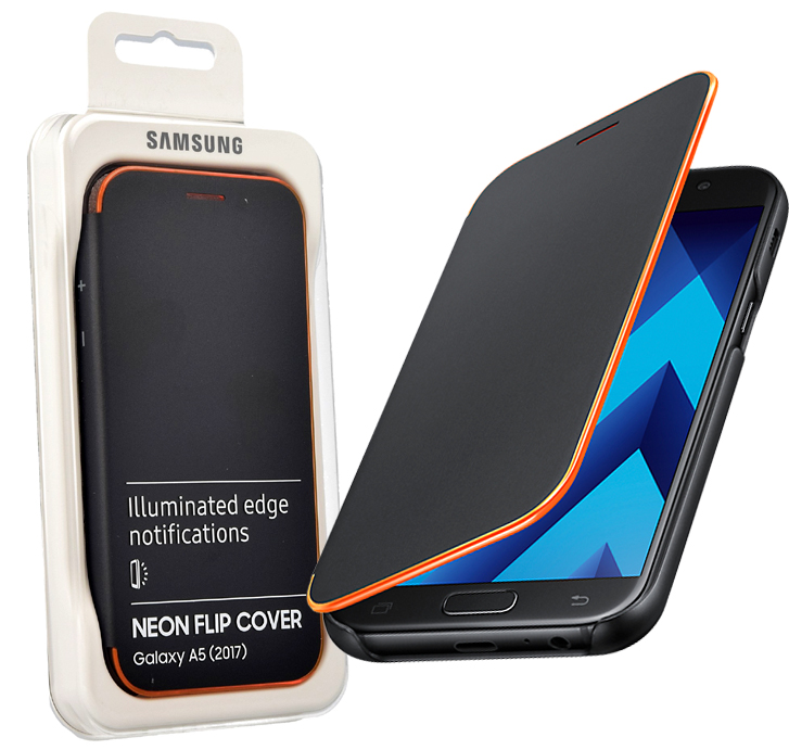 ETUI SAMSUNG NEON FLIP COVER GALAXY A5 2017