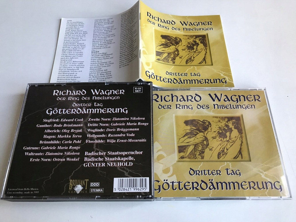 4CD Richard Wagner Der Ring Des Nibelungen Gotterdammerung STAN 5+/6