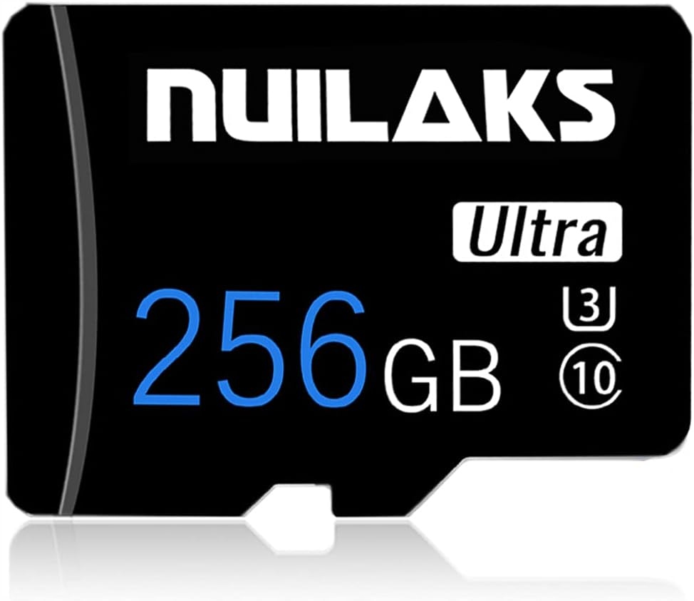 NUILAKS Karta pamięci 256 GB CLASS 10 HIGH SPEED