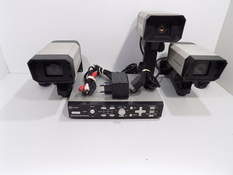 MONITORING ELRO CS74Q 3 KAMERY + CENTRALA