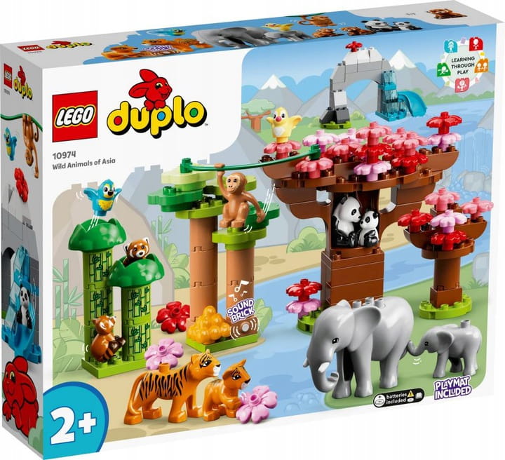 Lego Duplo 10974 Dzikie zwierzęta w Azji 2+ Lego