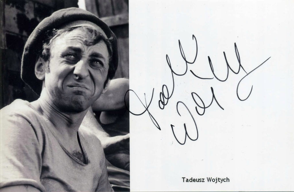 Film Polski Tadeusz Wojtych Autograf 8406618892 Oficjalne Archiwum Allegro