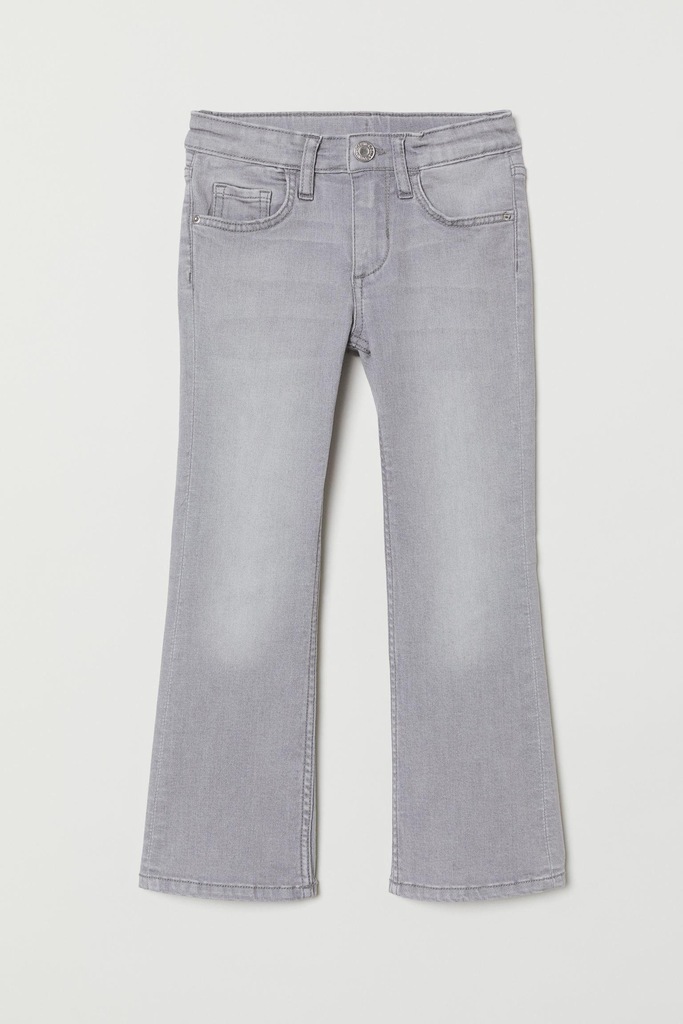 H&M__XDS SZARE SPODNIE JEANSOWE BOOTCUT__104