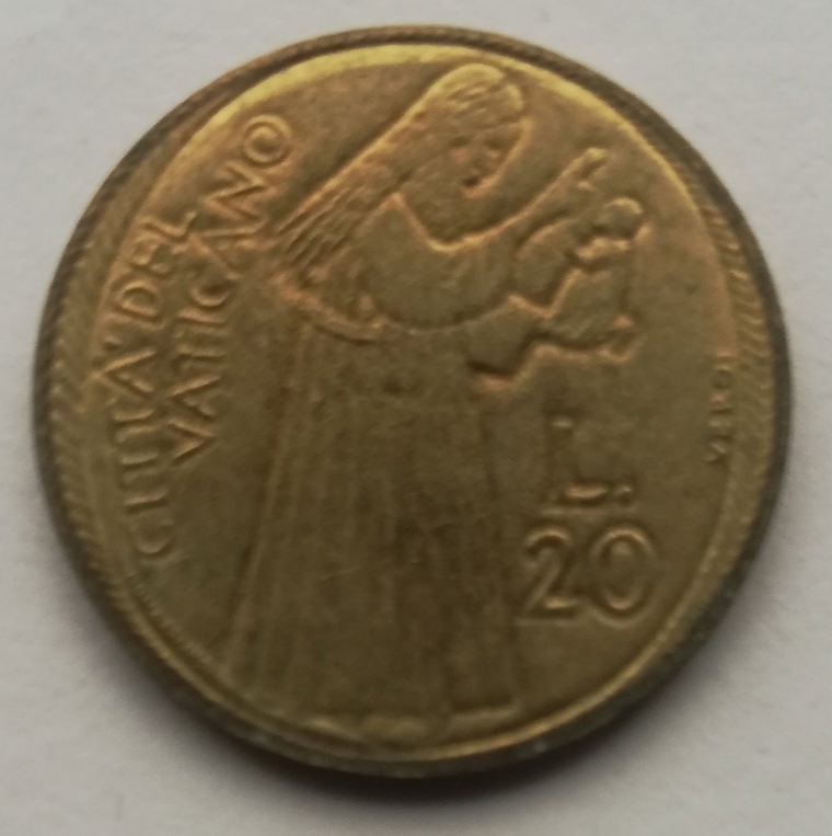 Watykan 20 lirów
