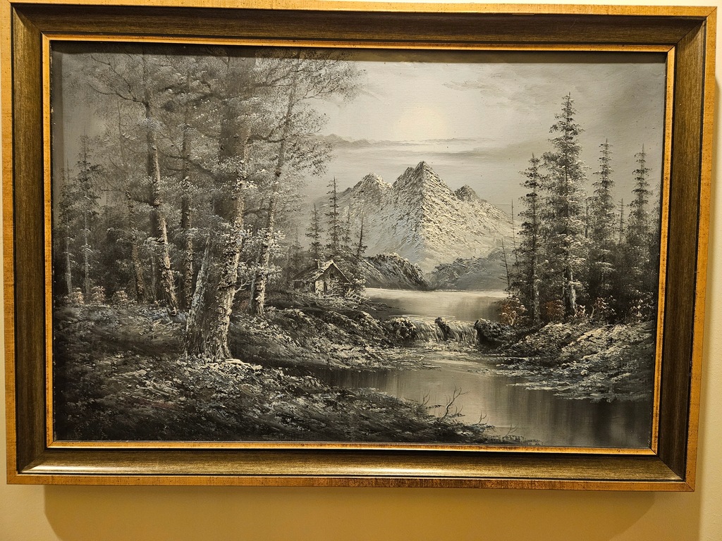 Obraz "Zimowy pejzaż górski"