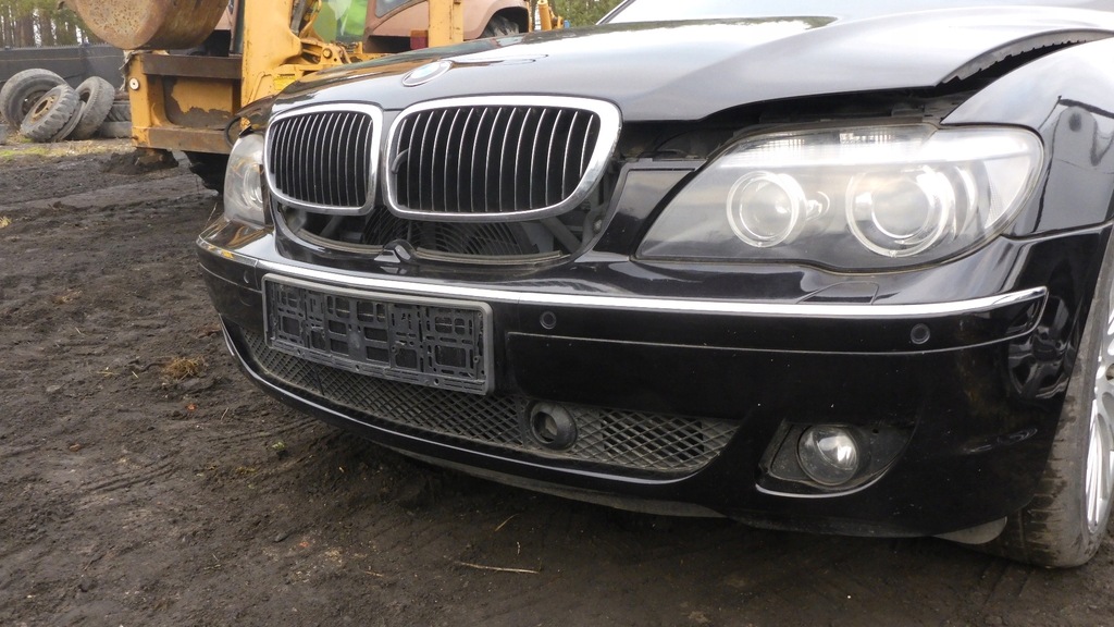 PRZÓD MASKA ZDERZAK BŁOTNIKI BMW E65 E66 LIFT V12