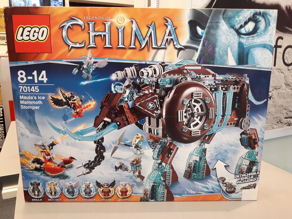 LEGO Legends of Chima Lodowy mamut 70145