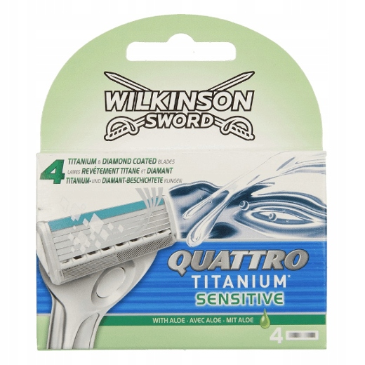 Wilkinson Quattro Titanium Sensitive 4 wkłady