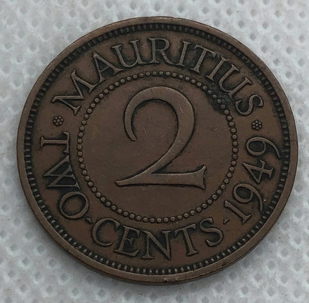 Mauritius - 2 centy 1949