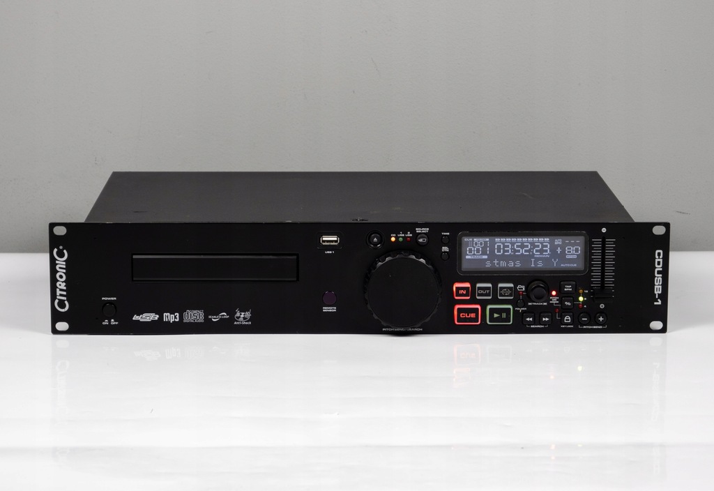 Odtwarzacz Deck CITRONIC CDUSB-1 - CD / USB Mixer