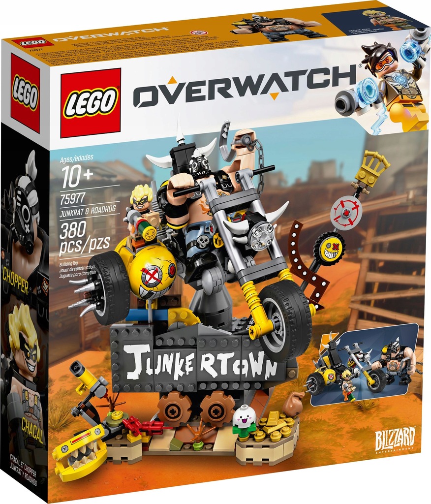 Klocki LEGO OVERWATCH 75977 Wieprzu i Złomiarz