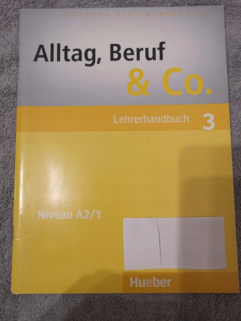 Alltag, Beruf & Co. 3 Deutsch j.niemiecki Lehrerhandbuch Książka nauczyciel