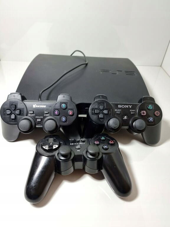 KONSOLA PS3 SLIM 120GB 3 PADY