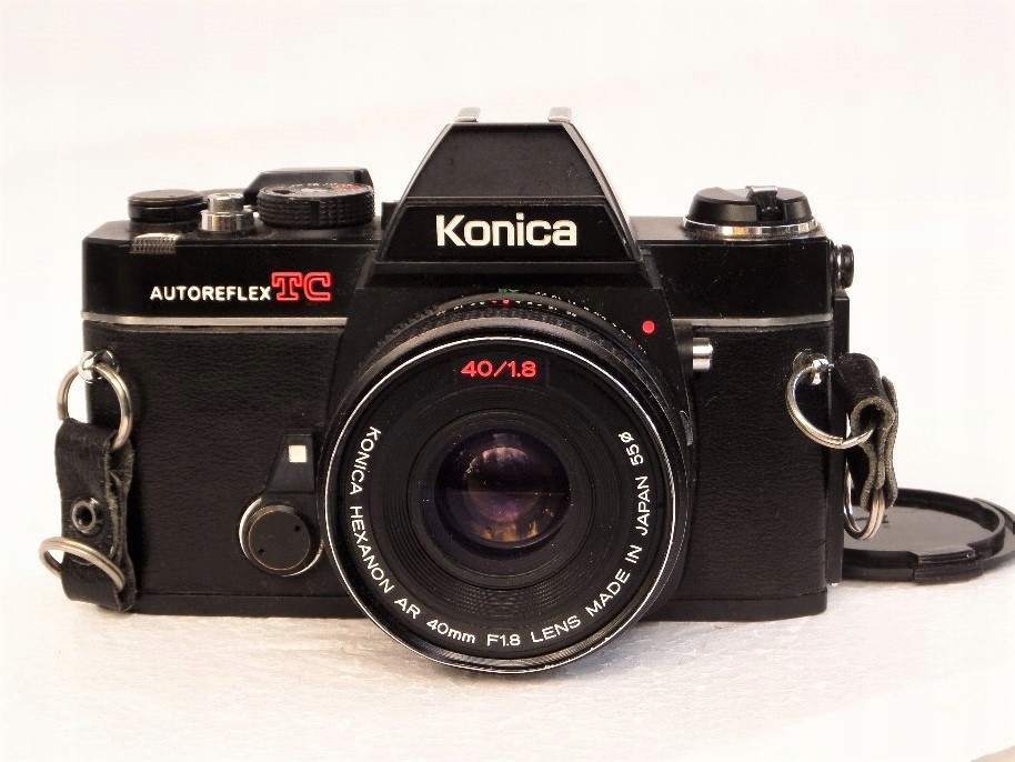 Aparat KONICA Autoreflex TC + obiektyw KONICA HEXANON AR 40 1,8