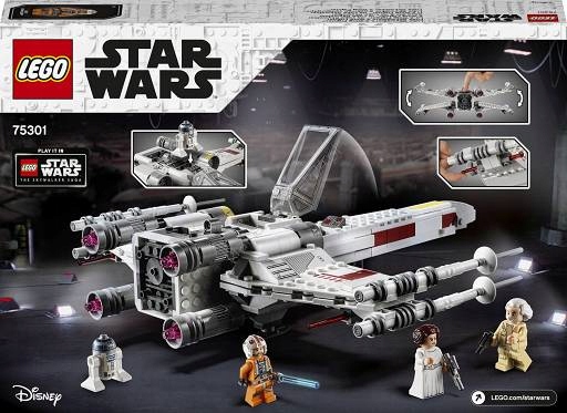 Купить LEGO STAR WARS Истребитель X-Wing Л. Скайуокера 75301: отзывы, фото, характеристики в интерне-магазине Aredi.ru