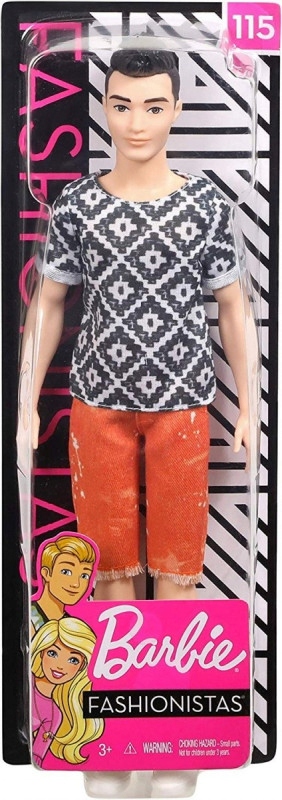 Mattel Lalka Barbie Fashionistas Stylowy Ken Boho