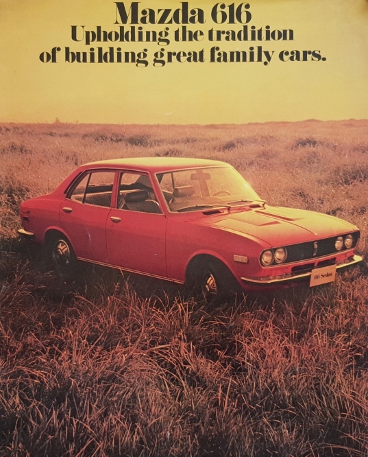 Mazda 616 - prospekt folder reklamowy