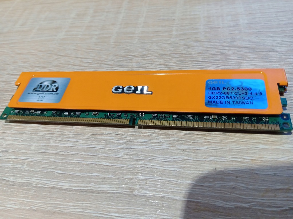 Pamięć DDR2-667MHz GeIL 1GB GX22GB5300SDC #2
