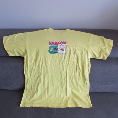 NOWY ŻÓŁTY T-SHIRT-ROZMIAR XXL- KRAKÓW-#1