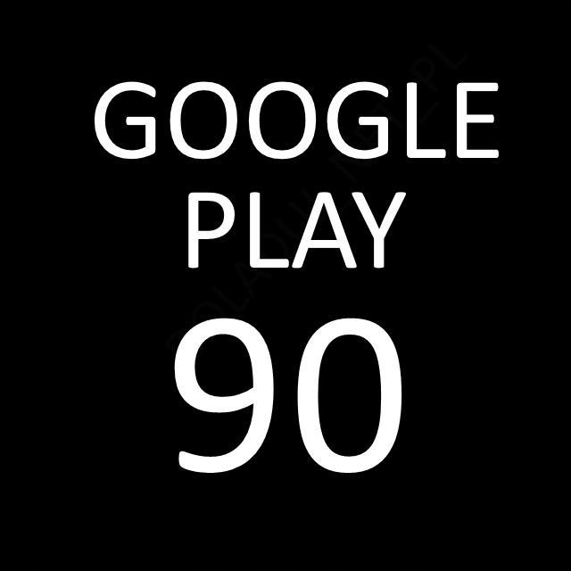 Karta GOOGLE PLAY 90 KOD Karta Podarunkowa