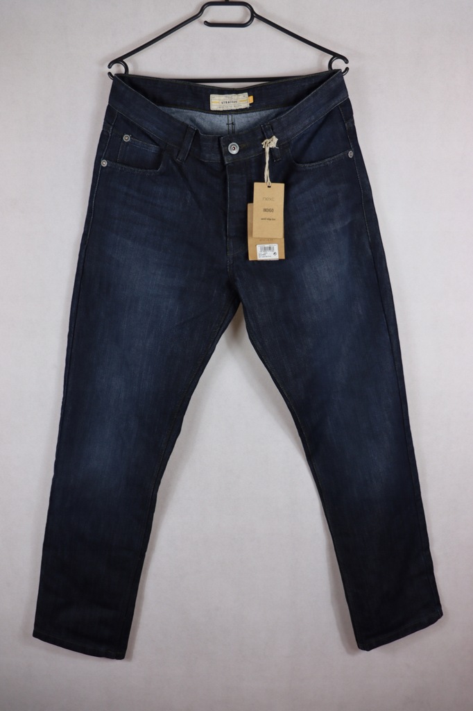 NEXT JEANSY REGULAR FIT STRAIGHT PROSTE 32R W32