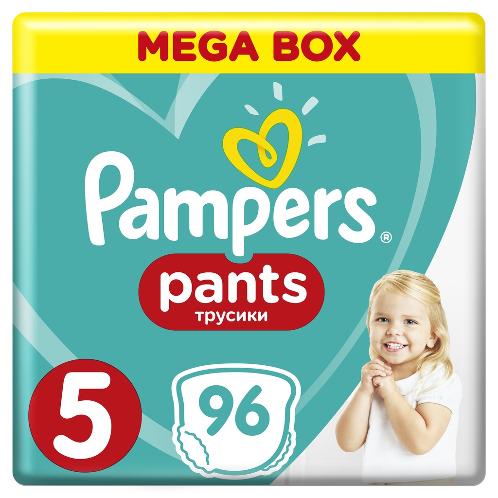 PAMPERS Pieluchomajtki Pants 5 Junior 96 szt ZAPAS