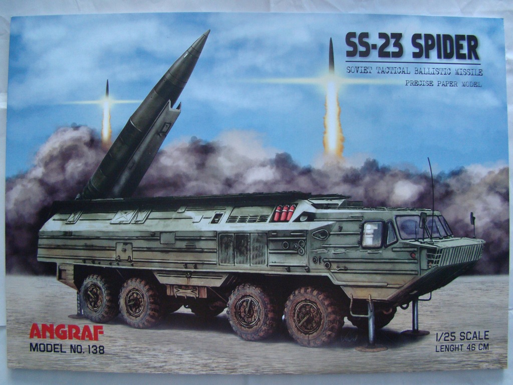Radziecka wyrzutnia rakiet. SS-23 SPIDER OKA 1:25