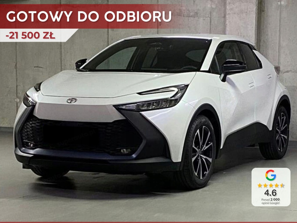 Od ręki - Toyota C-HR Style 1.8 Hybrid 140KM | Podgrzewane fotele!