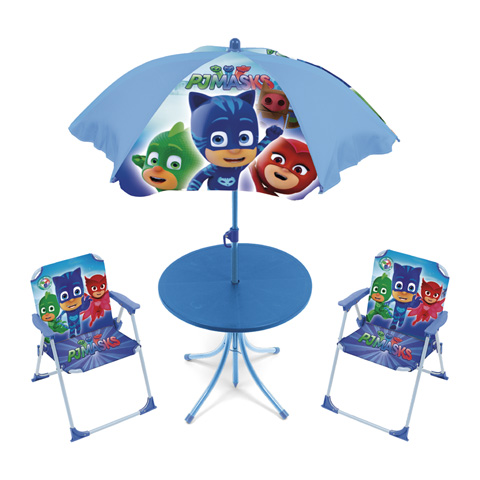 Pidżamersi Pj Masks STOLIK Z PARASOLEM + 2 KRZESŁA