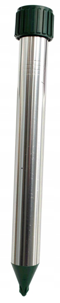 Aluminiowy odstraszacz kretów na baterie R20 800m2