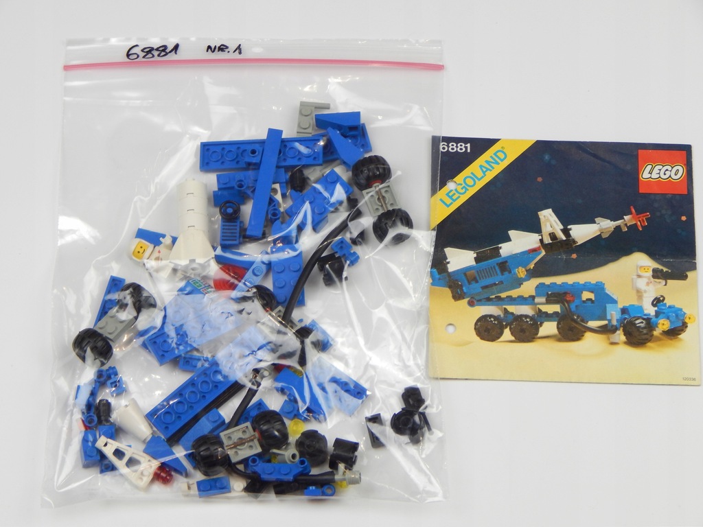 LEGO SET 6881 SPACE LEGOLAND BDB NADRUKI