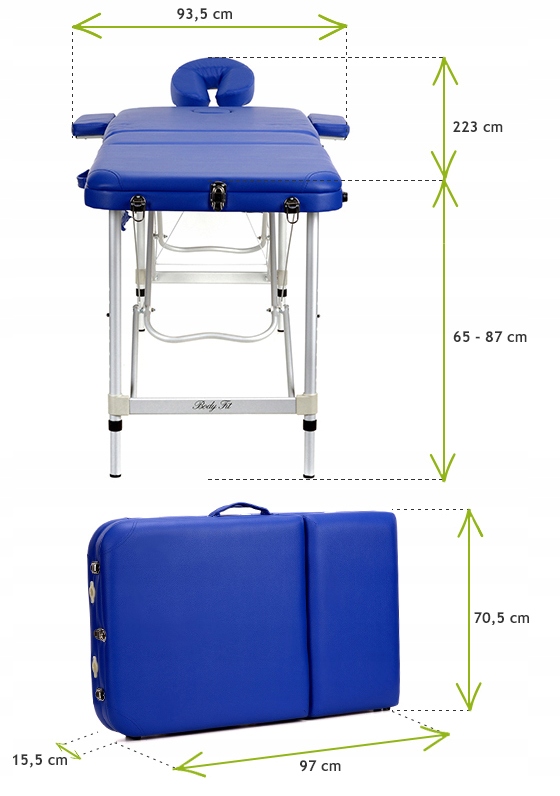 Купить КРОВАТЬ ДЛЯ КОСМЕТИЧЕСКОГО МАССАЖА XXL 3-SEG BODYFIT TABLE ...