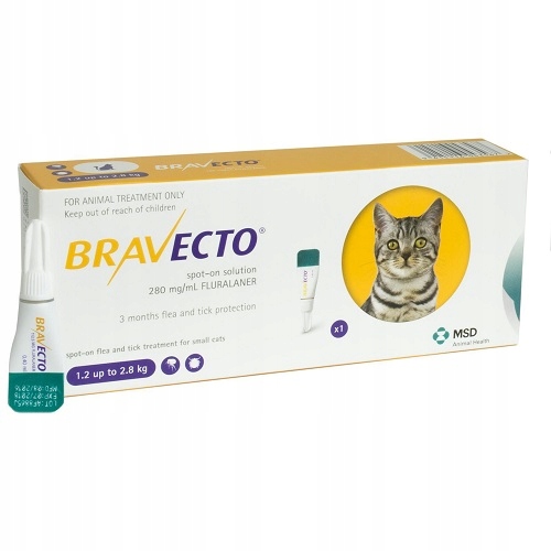 Bravecto 112.5mg Spot-on Solution For Small Cats 1